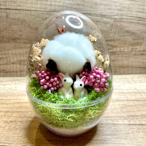 Eternal Bloom Preserved Cotton Flower Egg  (L)