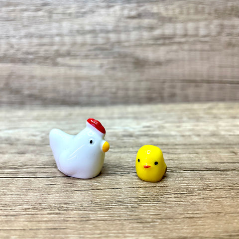 Chicken & Chick Miniatures