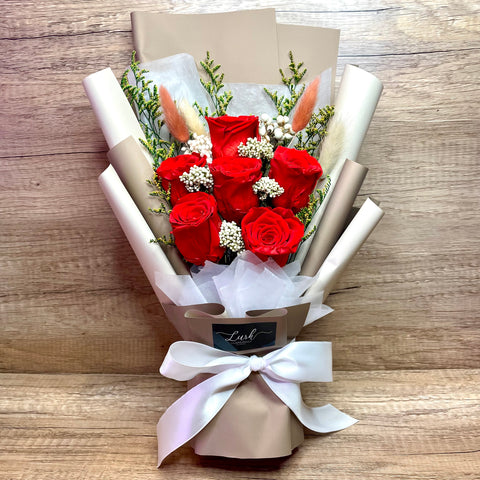 Alea Preserved Flower Bouquet (6 Roses)
