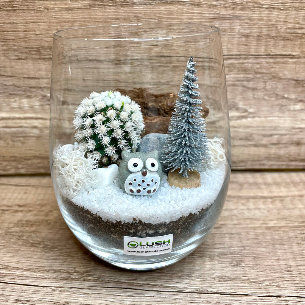 christmas succulent terrariums Xmas Bunny Succulent Terrarium Created by Lush Glass Door, Singapore's Terrarium One Stop Online Shop