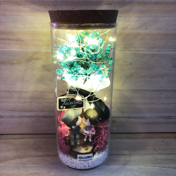 Derica Eternal Baby Breath Fairy Light Glass Jar Excelllent Gift for Valentine's Day or Anniversary